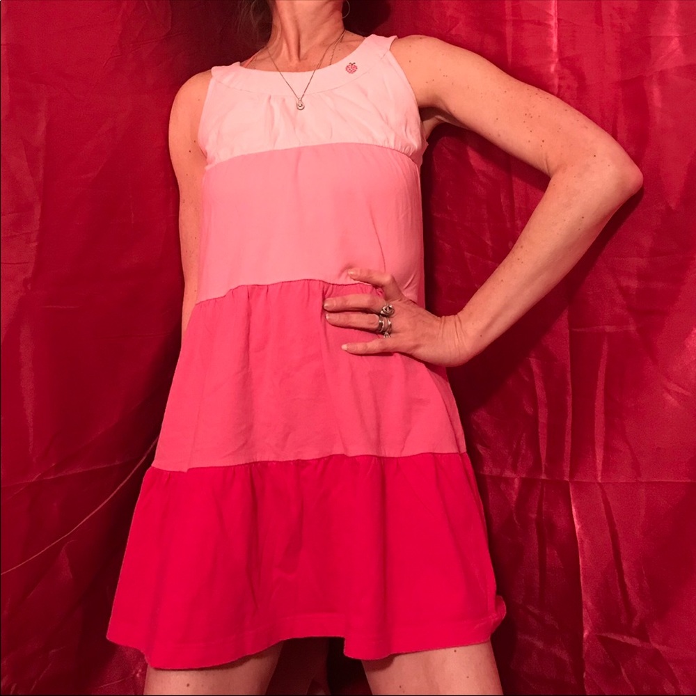 Girls XL pink ruffle dress 3/$15